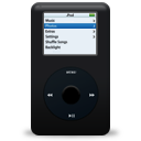 iPod (black) Icon 128px png